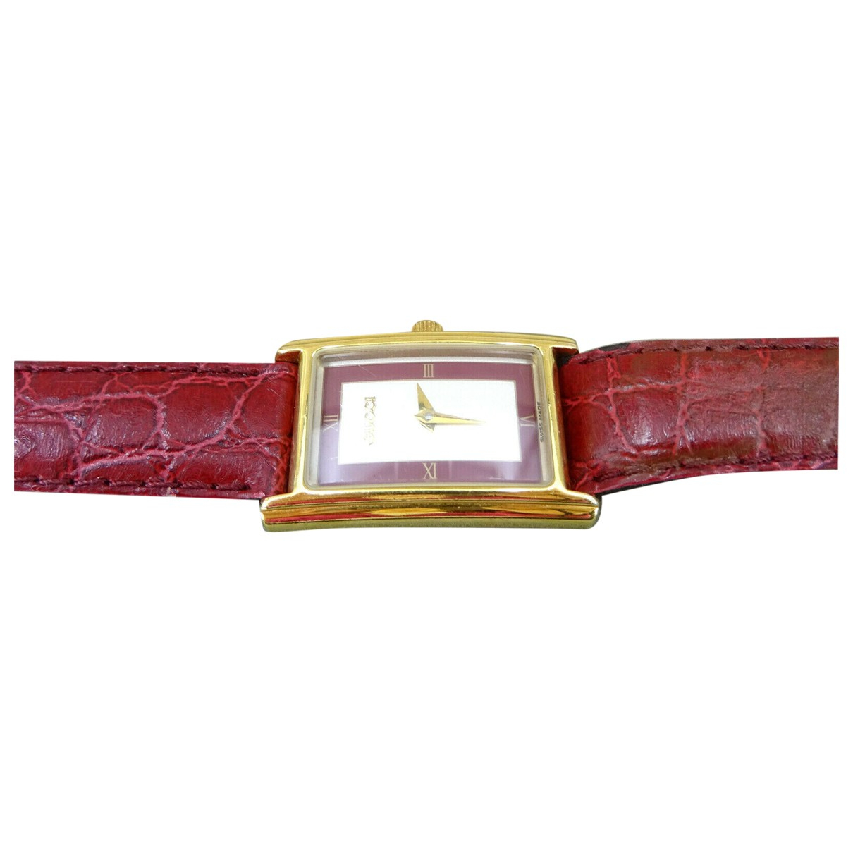 Watch Gucci Red in Gold plated - 19965299